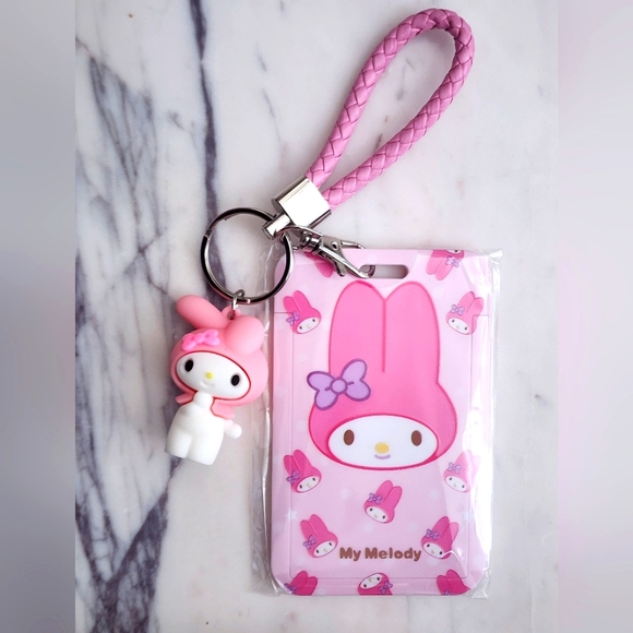 Kwaii Sanrio My Melody Keychain Badge ID Holder - Picture 1 of 1